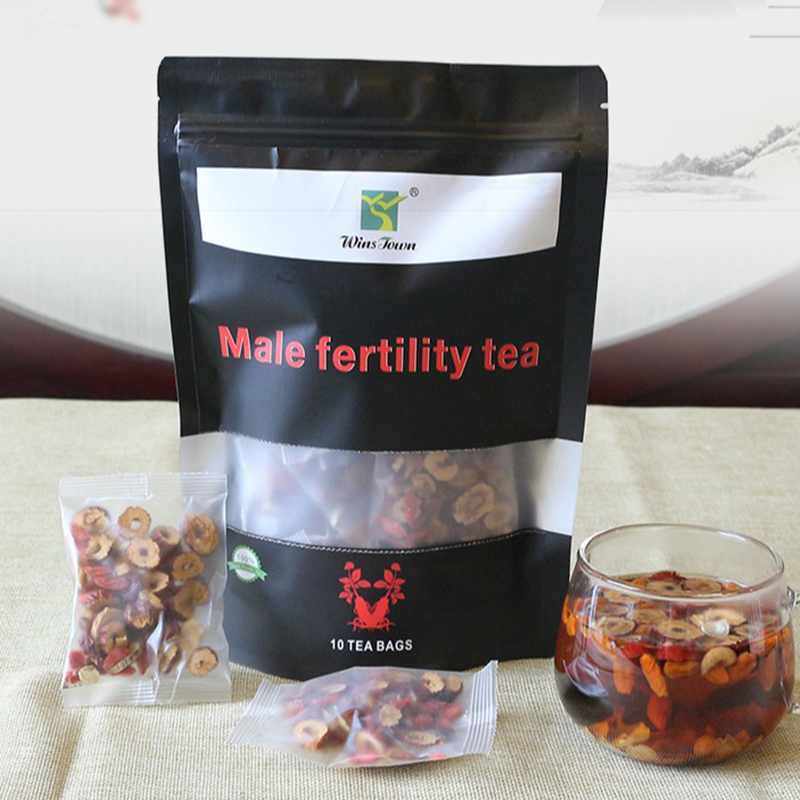 Ginger Tea - 150G 高麗人参五宝茶、男性の妊活茶、男性の腎臓浄化デトックスのための天然中国ハーブティー、6種類の成分