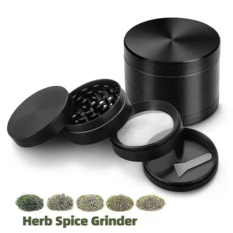 Dried Herbs - ミニハーブグラインダー 金属製喫煙用 4層 40mmミル 亜鉛合金 タバコ