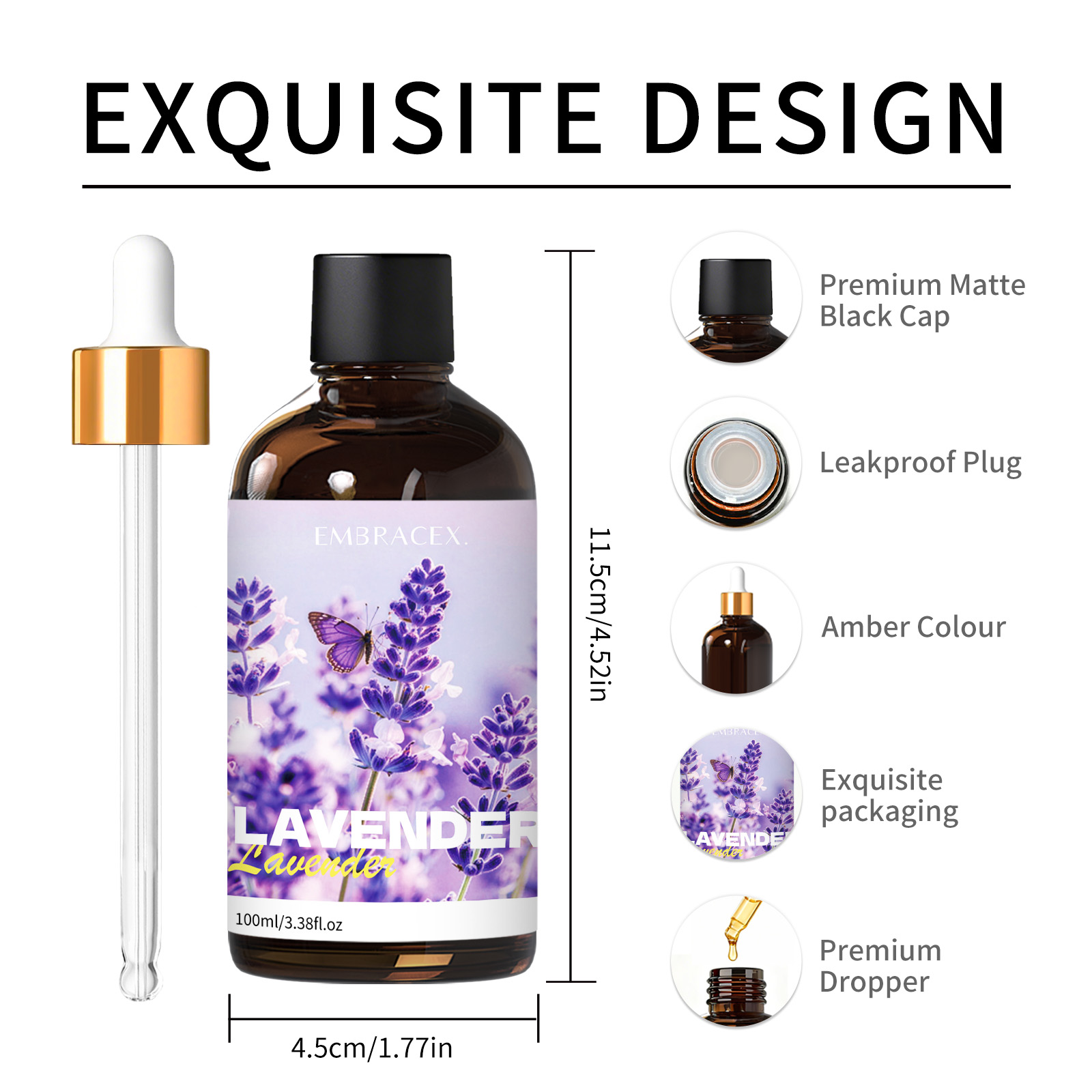 100ml ラベンダーエッセンシャルオイル 加湿器用ディフュ - Lavender Oil のレビューと価格