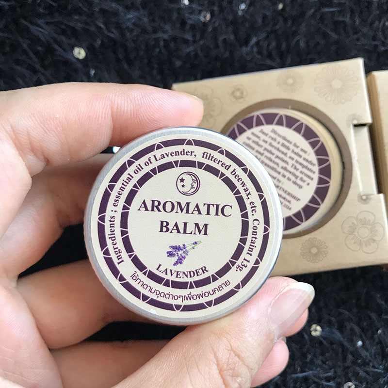 ラベンダー アロマセラピー バーム 15g。ストレス緩和、睡 - Lavender Oil のレビューと価格