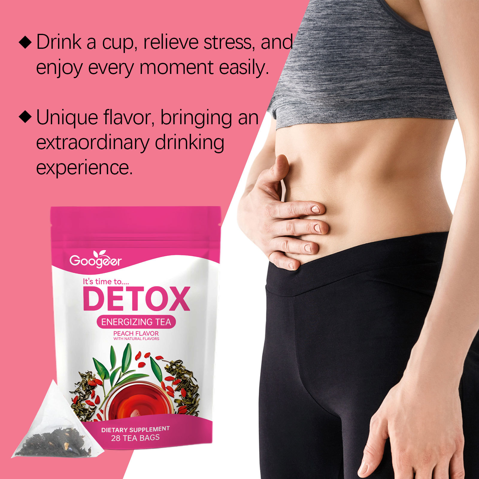 デトックスクレンズティー - ボディトリートメント エナジャ - Herbal Tea のレビューと価格