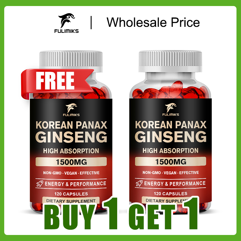1つ買うと1つ無料！ フルミックス 高麗人参は、エネルギー、 - Ginger Tea のレビューと価格