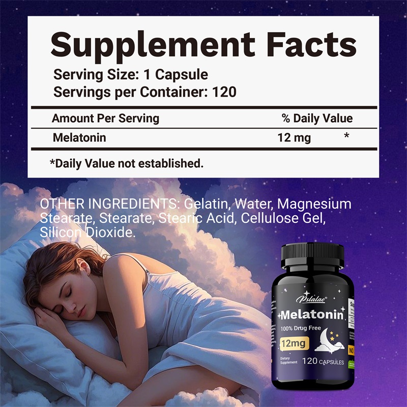 メラトニン 12mg - 不安とストレスを和らげ、深い眠りを - Health Wellness のレビューと価格