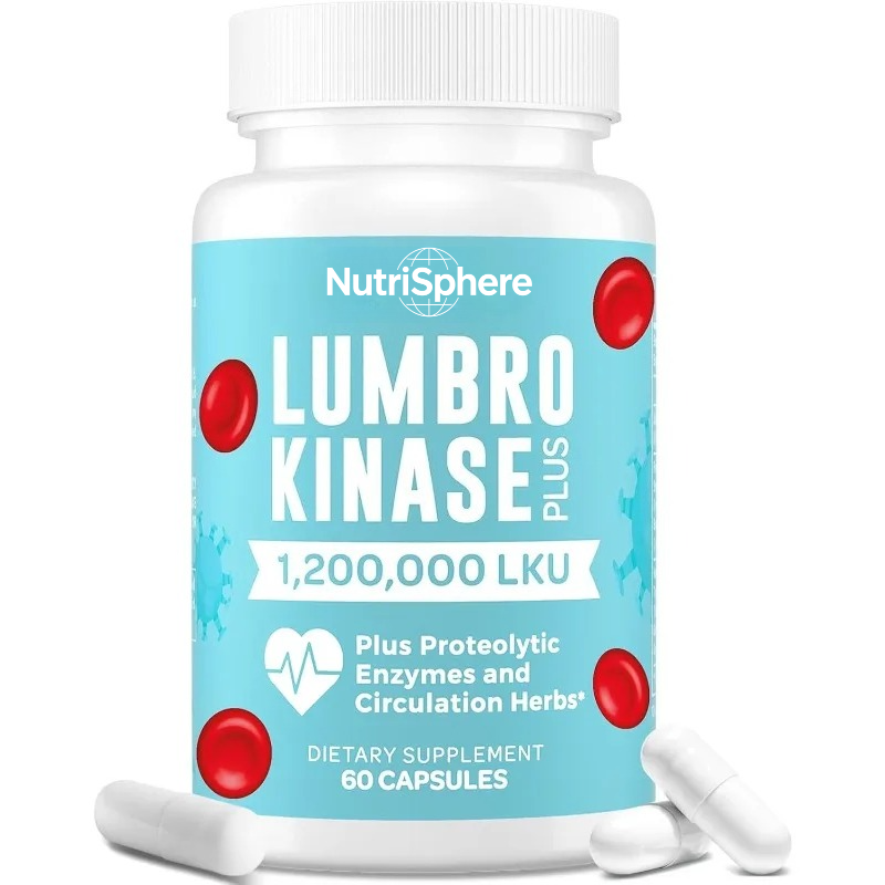 ランブロキナーゼサプリメントカプセル、タンパク質分解酵素とハ - Herbal Supplement のレビューと価格