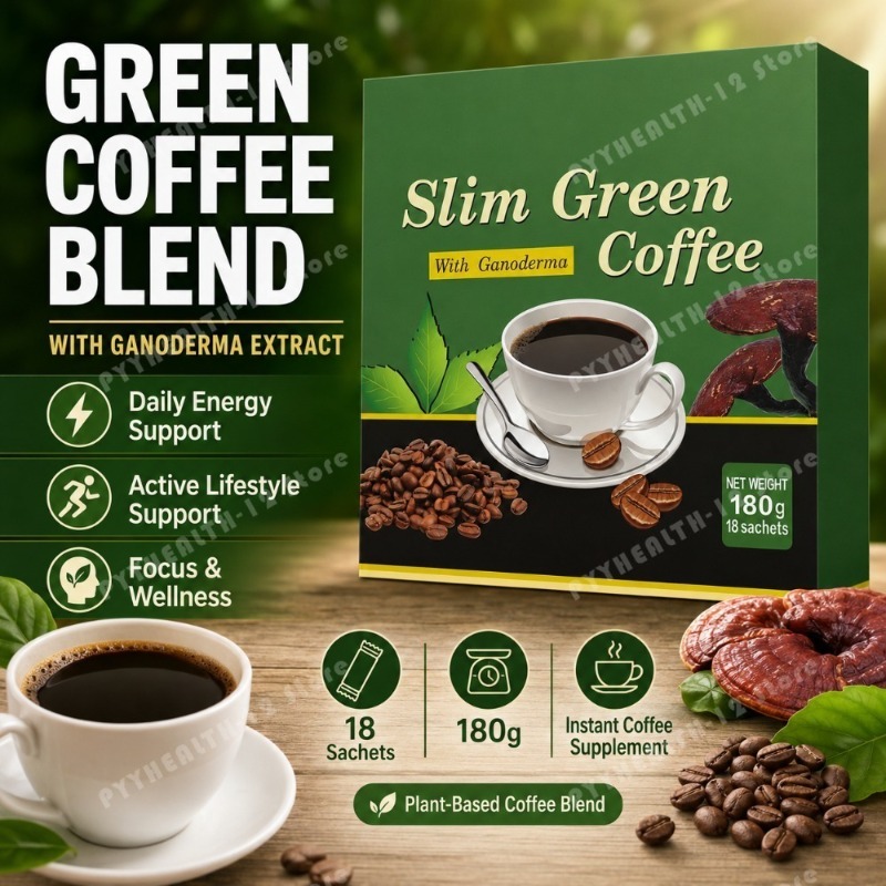 スリムグリーンコーヒー、霊芝緑茶エキス、L-カルニチン、ガル - Chamomile Tea のレビューと価格