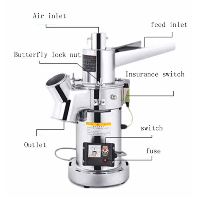 プロ仕様のステンレス製電動粉砕機。スパイス、お茶、乾燥ハーブ - Dried Herbs のレビューと価格