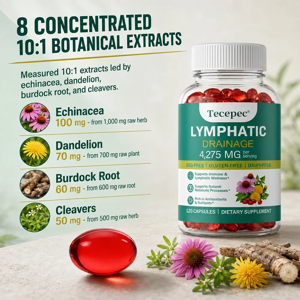 リンパドレナージュ：リンパ系のサポート、デトックス＆クレンジ - Echinacea のレビューと価格